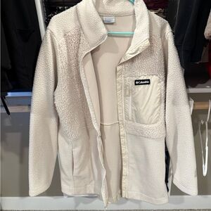 Columbia Off-White Sherpa Jacket